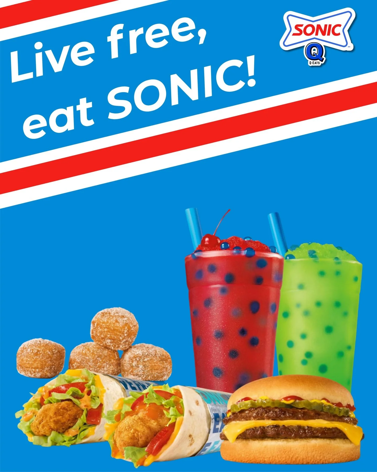 If Monday had a flavor&hellip;it&rsquo;d taste like SONIC! 😋
Pull in, grab a snack, and get your week started! ☀️ 

#sonicdrivein