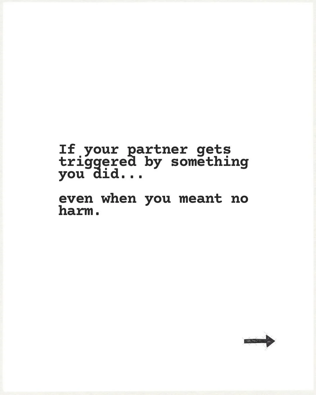 One for the partners who sometimes inadvertently trigger us, we know you don&rsquo;t mean to. 🤍🪻

#whatcomesnext #domesticabusesupport #relationshipgoals #relationshiptips #domesticabusesurvivor