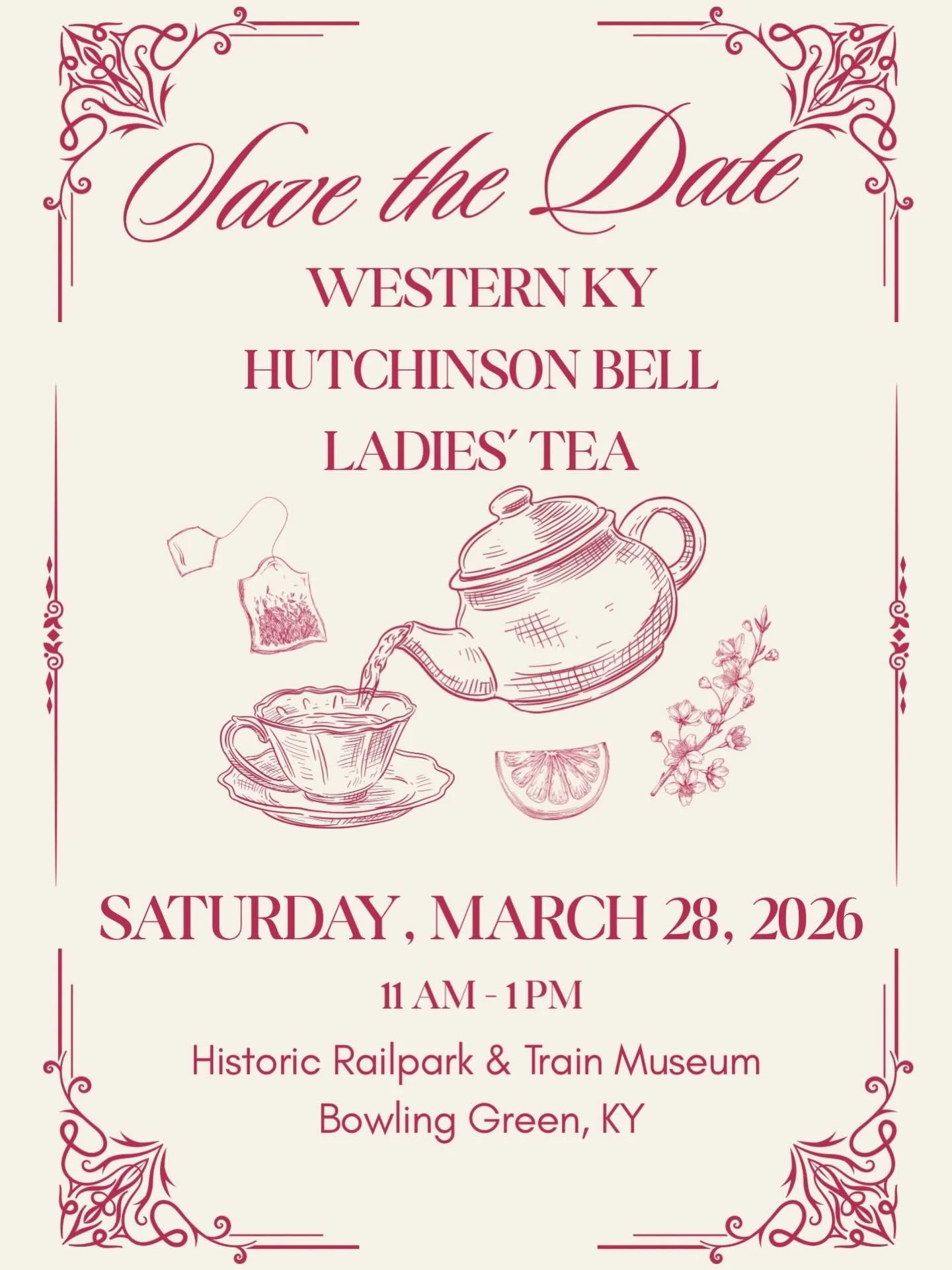 Ladies!! Purchase your tickets for our upcoming Ladies&rsquo; Tea! This is a great opportunity for fundraising and fellowship!