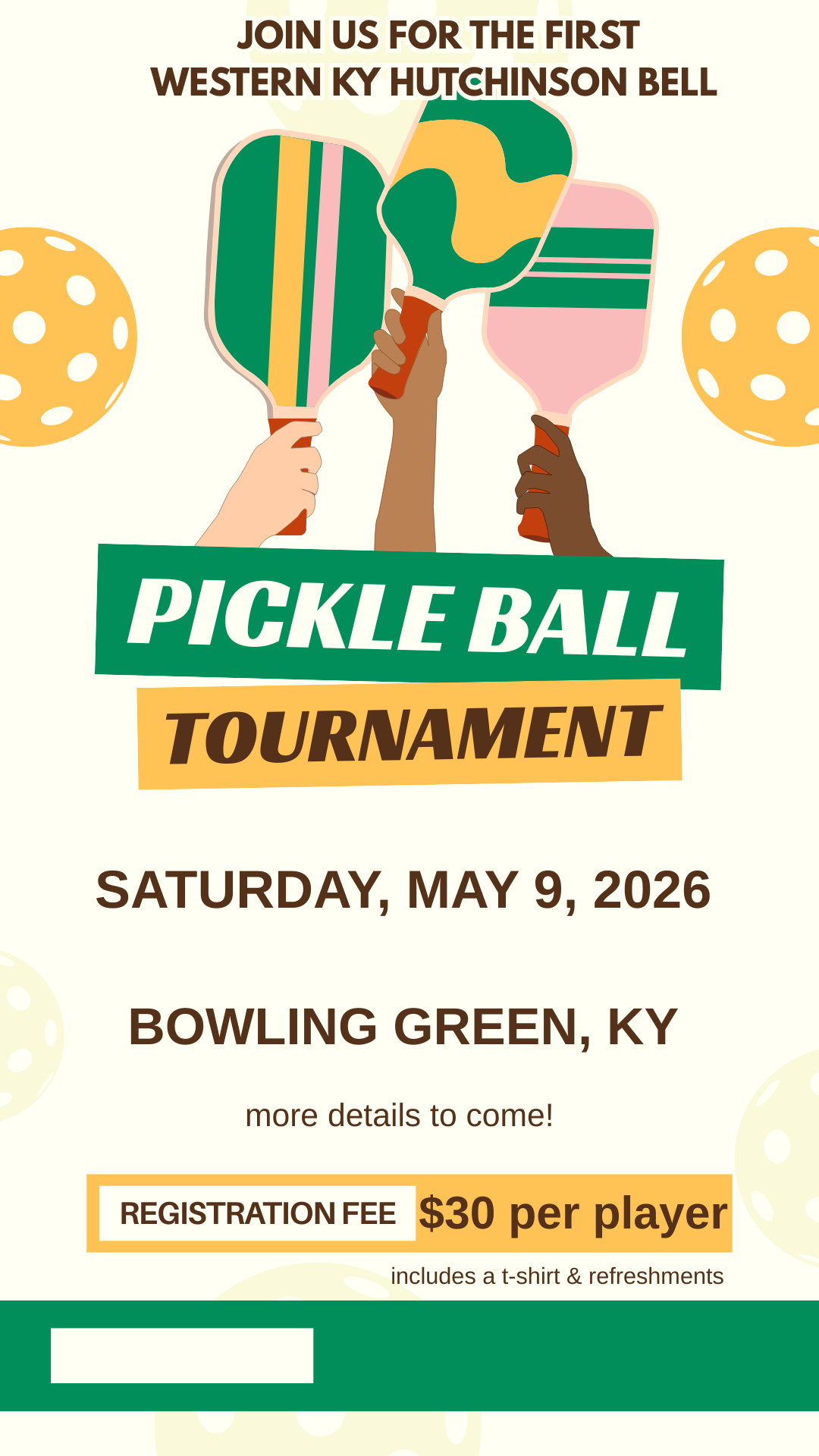 Pickleball Tournament- TBA