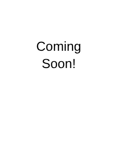 A white background with black text saying 'Coming Soon!'