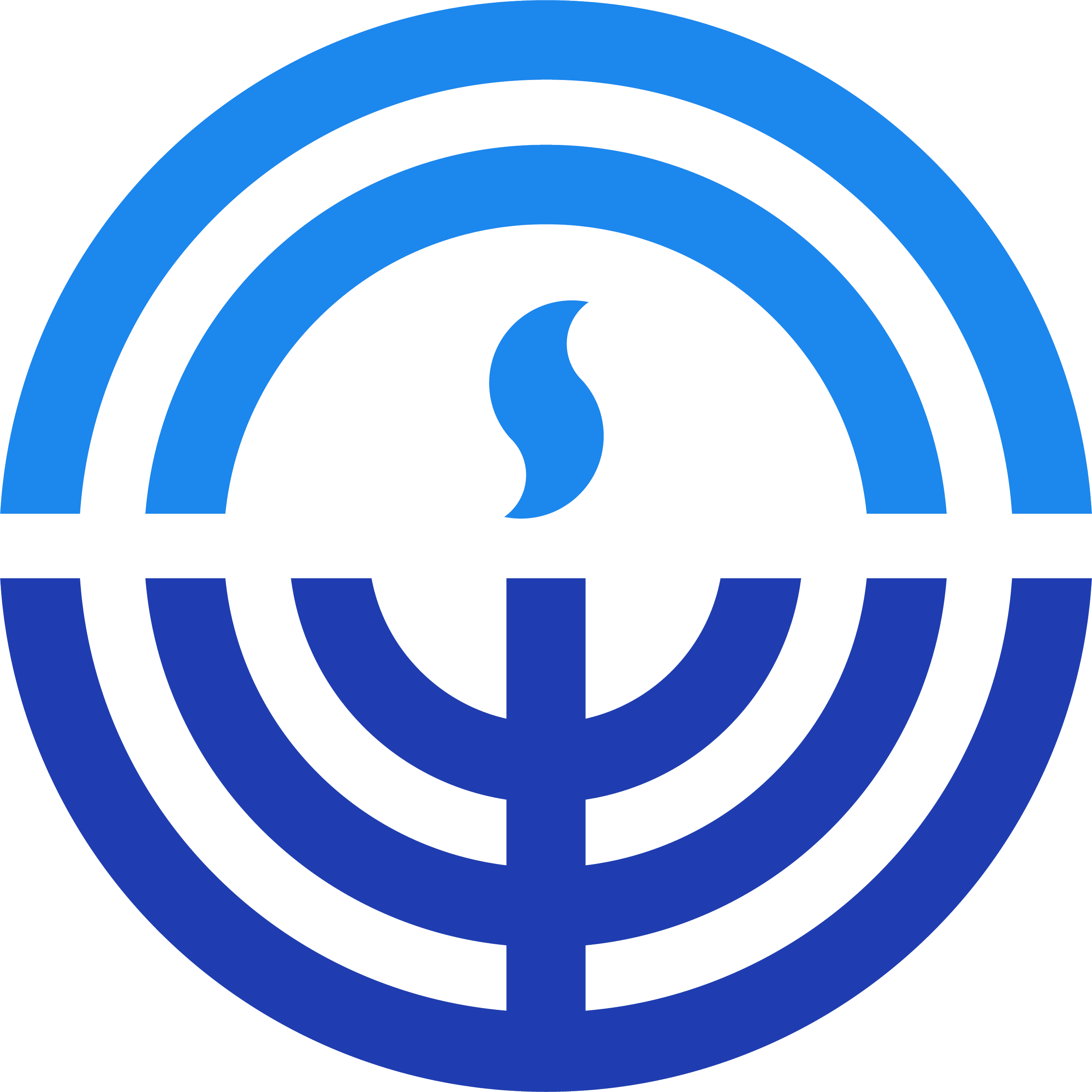 Logo with concentric blue circles and a lowercase letter 'a' in the center.