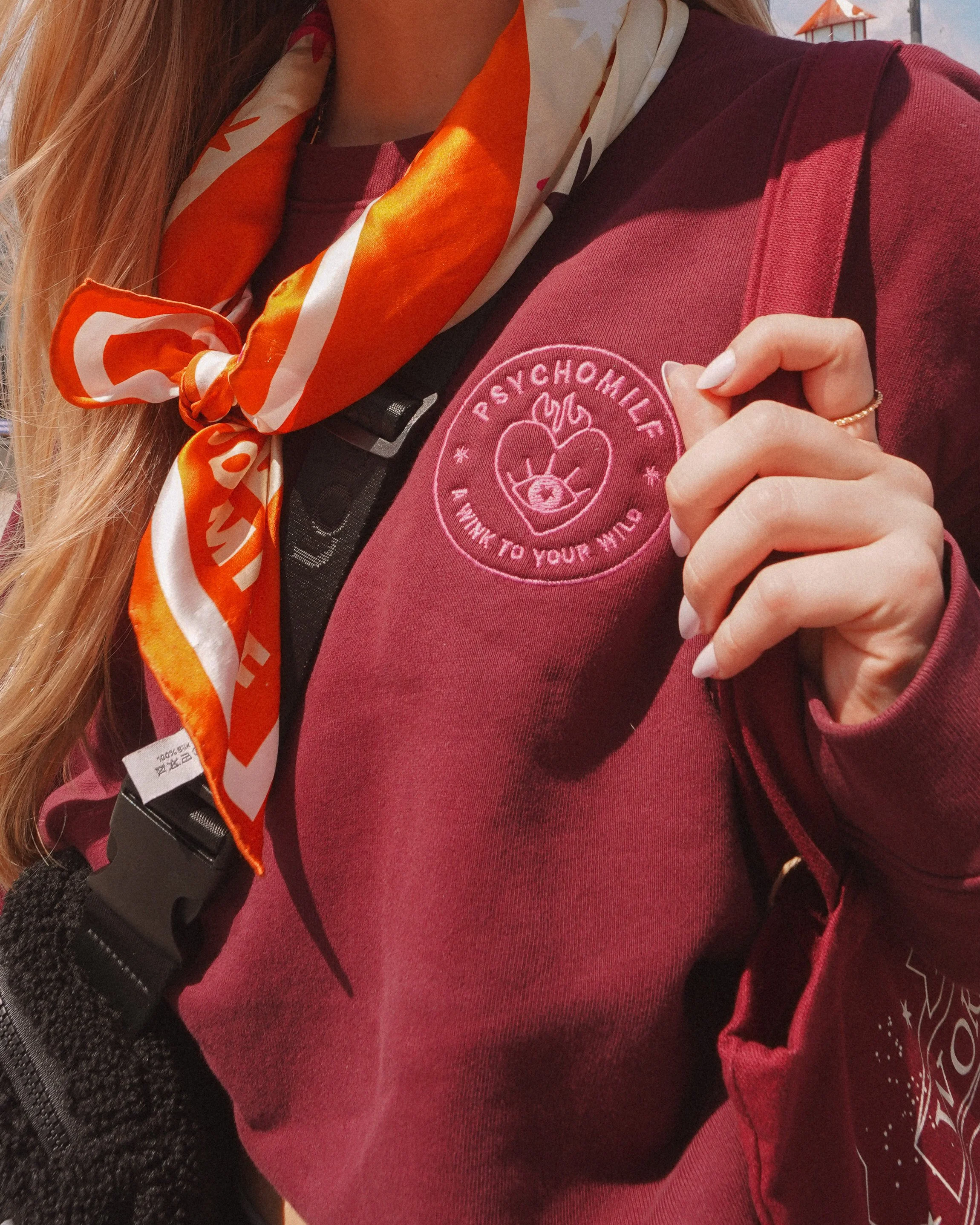 The Atelier Sweatshirt | Merlot