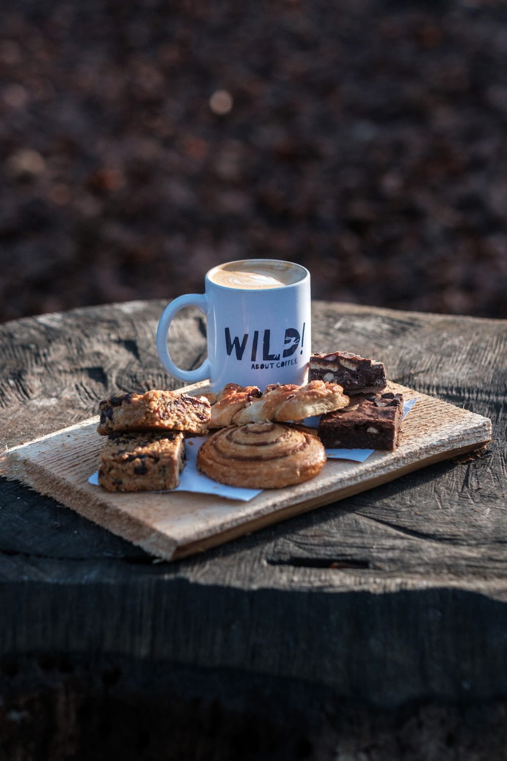  Coffee and pastries served from a woodland cafe Wild About Coffee. 