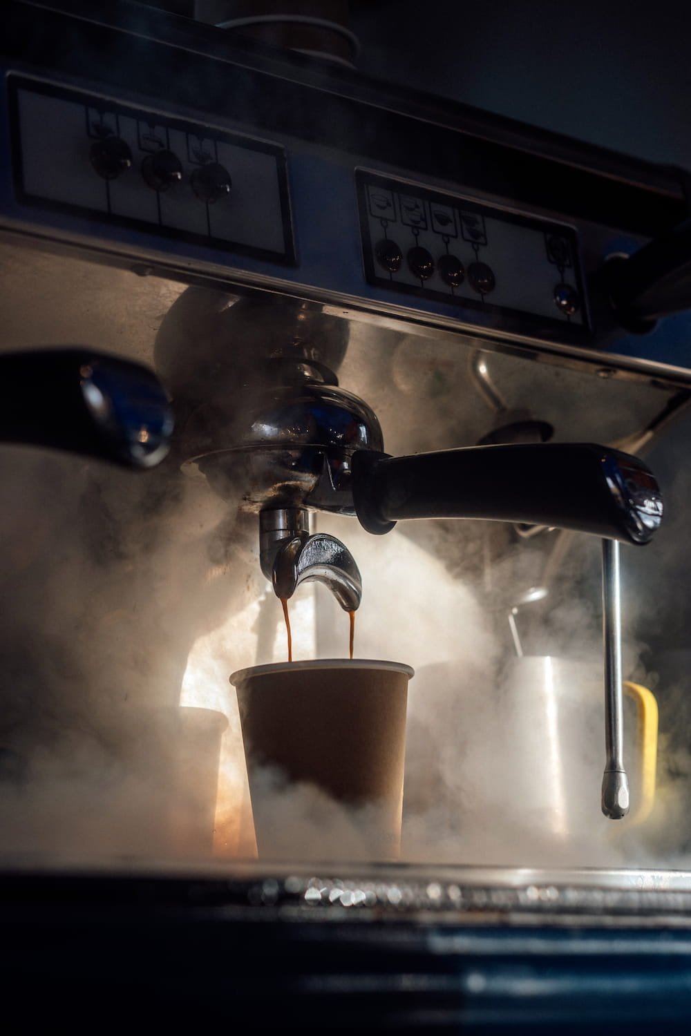  Barista coffee served from the woodland floor in Norbury Park Woods. 