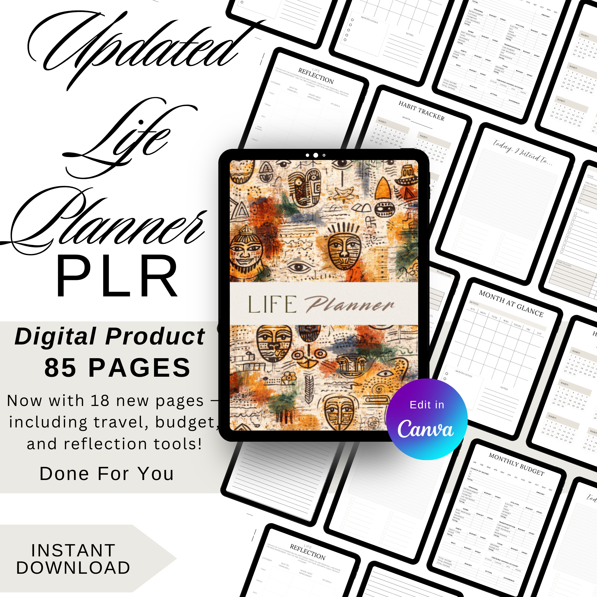 Digital Life Planner | Undated — typeplusprint