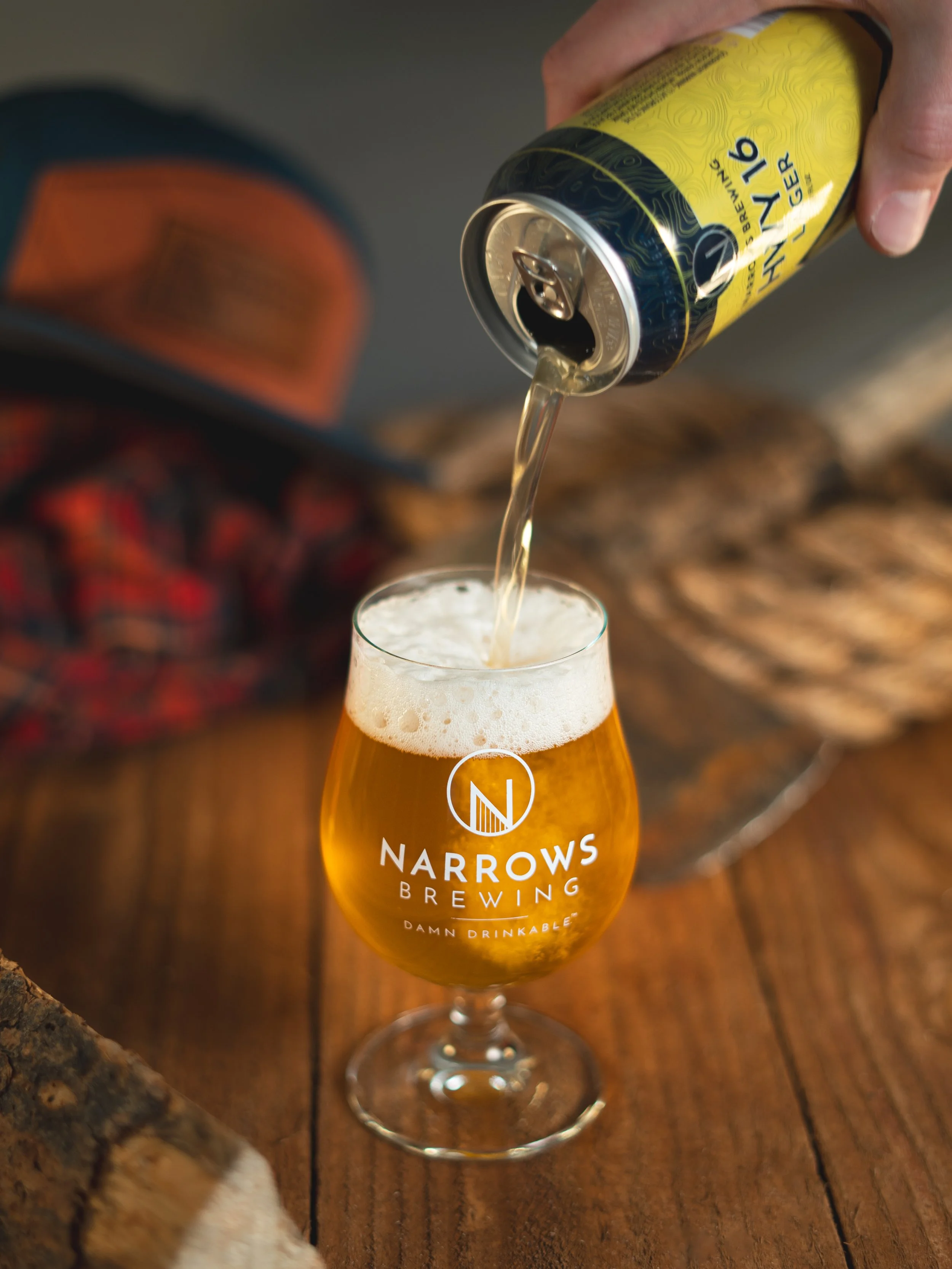Narrows Brewing HWY 16 Lager