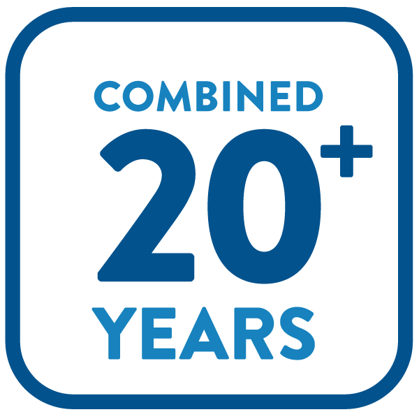 celebrating over 20+ years of experience.