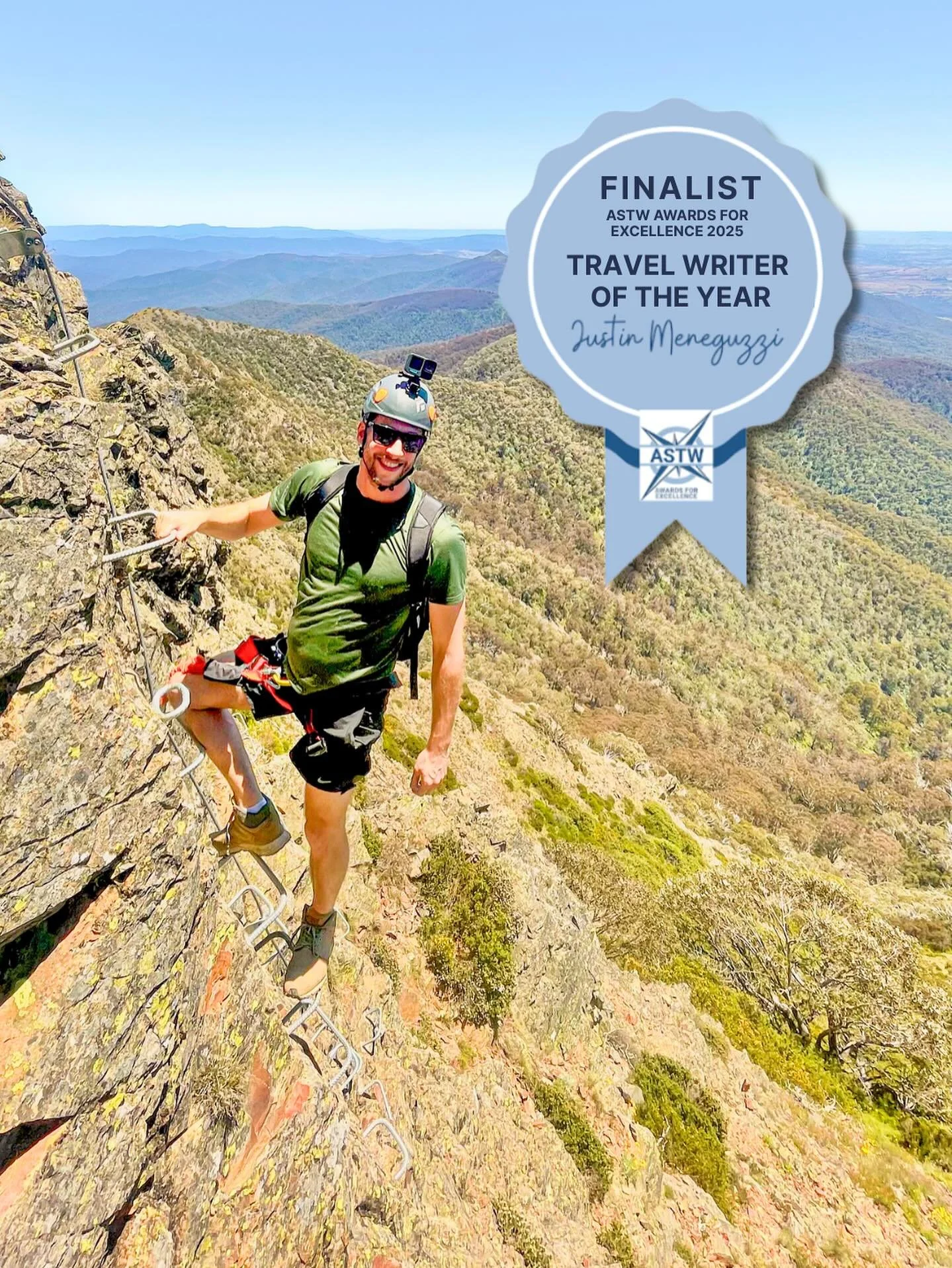 CLIMBING THE BIG ONE 🧗&zwj;♂️

I&rsquo;m super stoked to learn I&rsquo;m a finalist for Travel Writer of the Year at the 2025 Australian Society of Travel Writers Awards! 🤩

I&rsquo;ve been nominated for a trio of stories focusing on how Indigenous