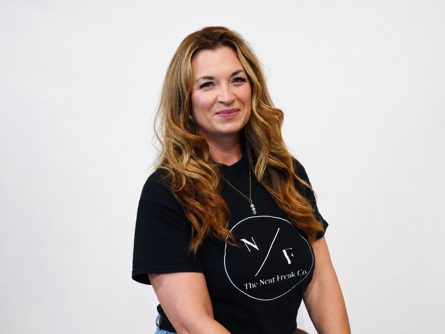 Headshot of The Neat Freak Co. Sacramento Team Lead Tiffane' with a white background.