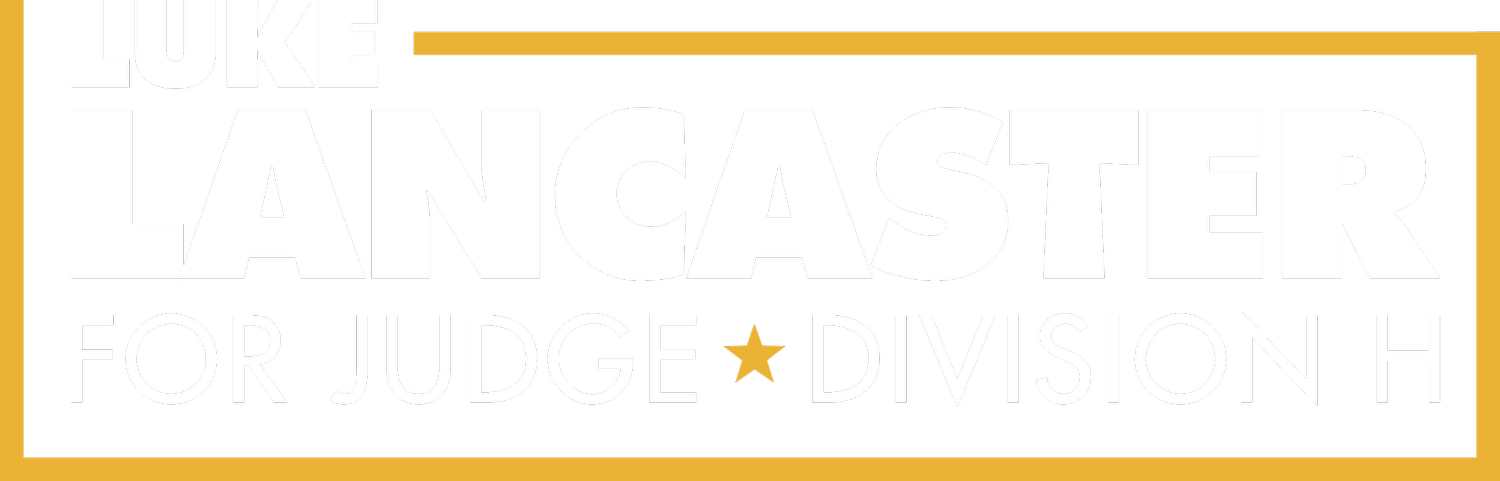 Luke Lancaster for Judge