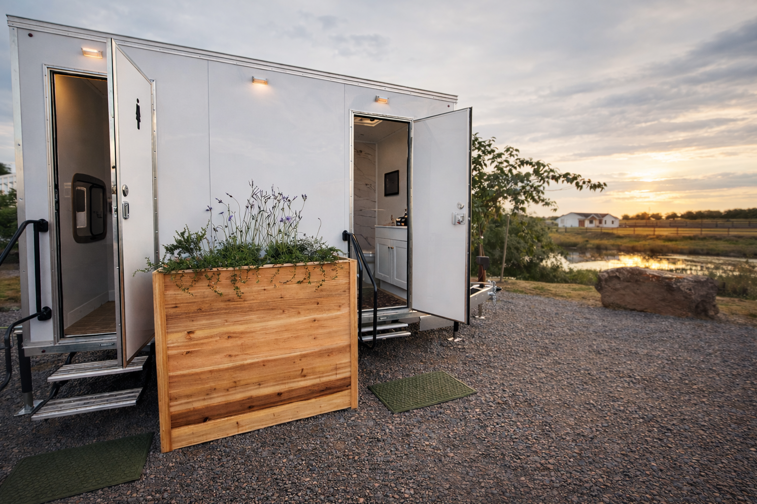 What Makes a Restroom Trailer “Luxury”? (California Event Guide)