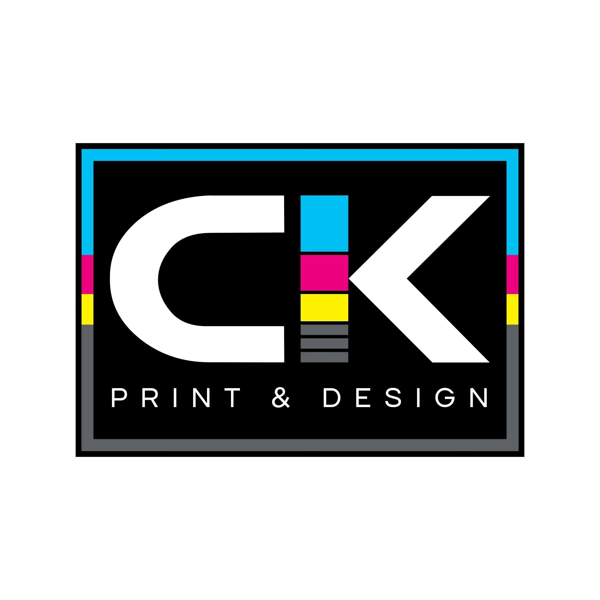 ck print and design logo