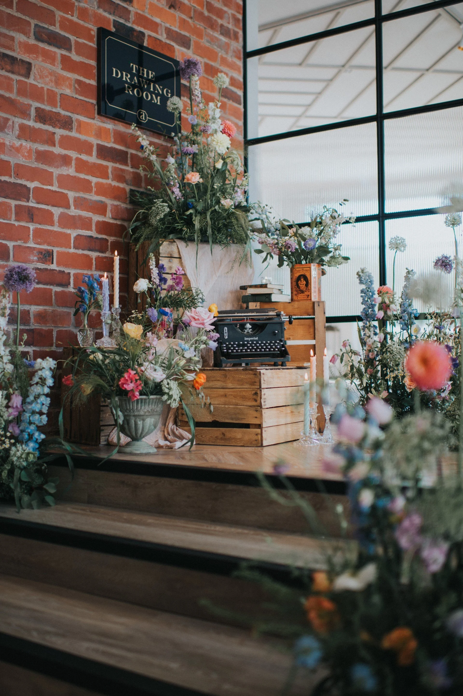 Corporate floral design, Venue prop hire and decor wigan,  Cheshire and Lancashire