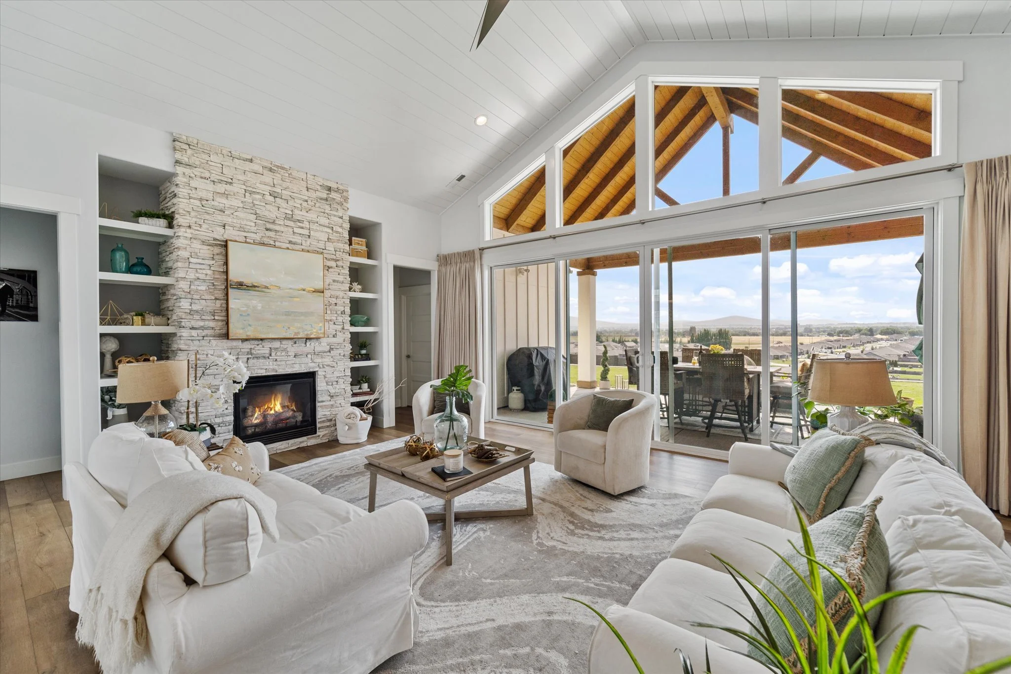 Fully staged to highlight flow, light, and buyer appeal