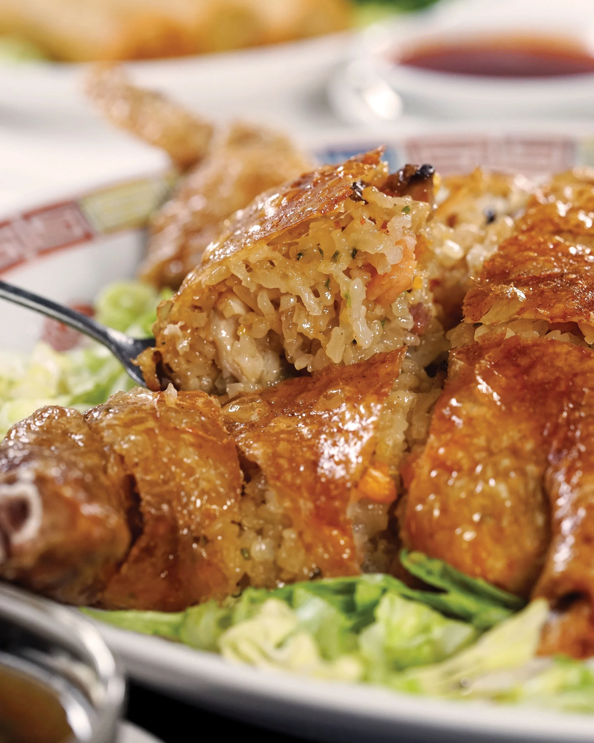 Stuffed Chicken with Sweet Rice