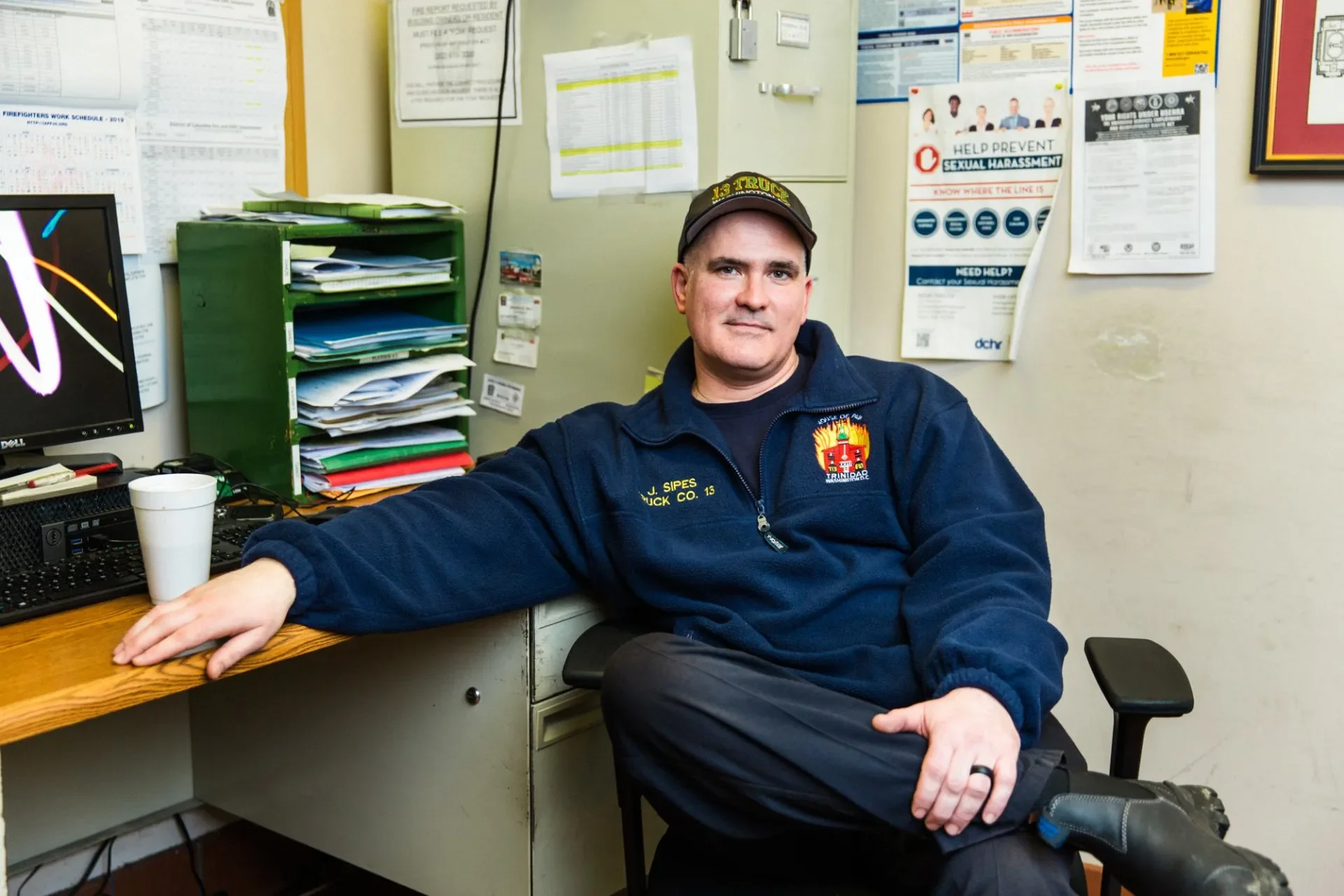 Lt. Jan Sipes is the health and safety co-chair of DC Firefighters Association, IAFF Local 36, and has been actively involved in issues of health and wellness in the fire service for the past sixteen years. Photograph by Erica Baker