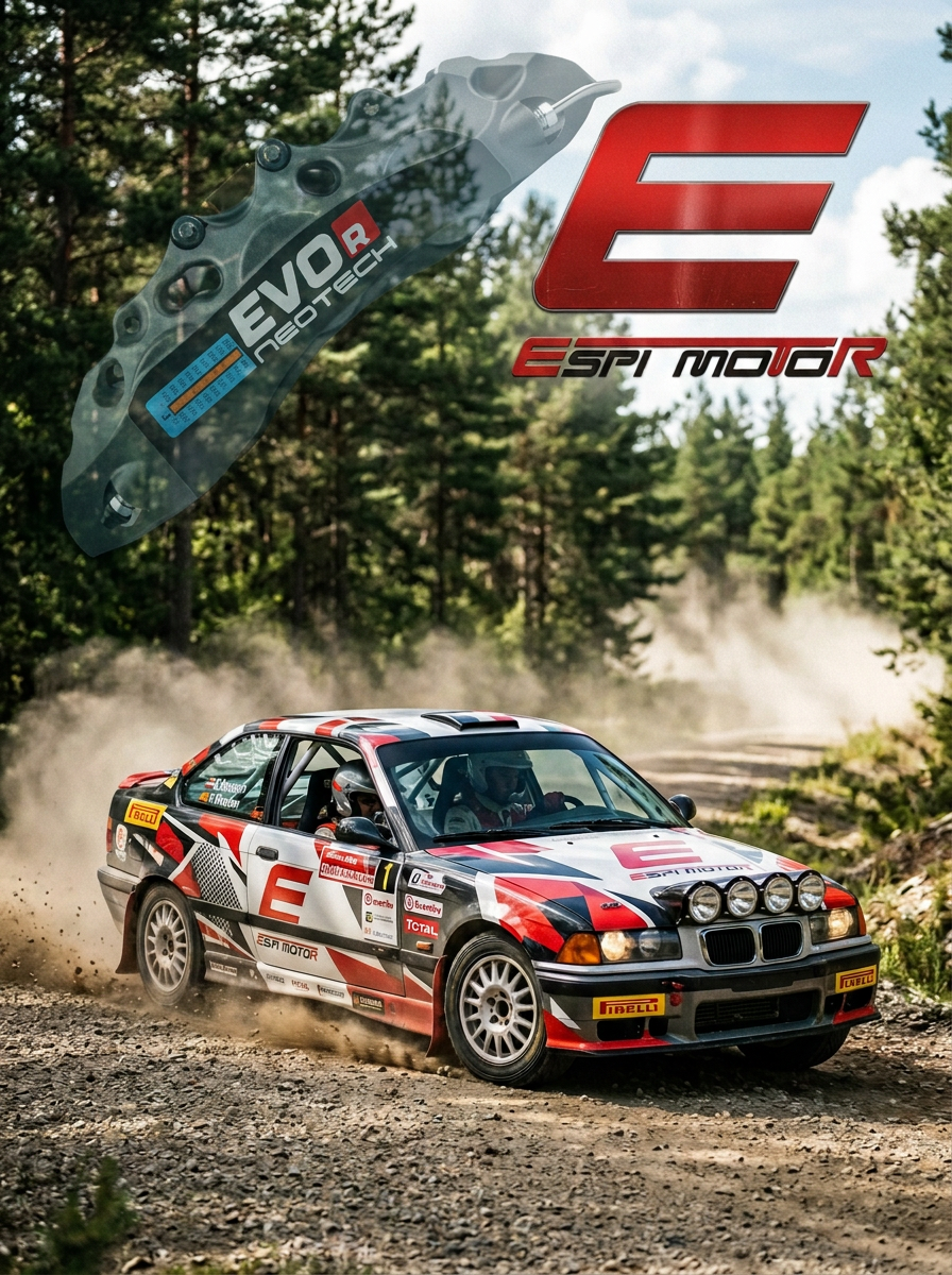 Espi Motor authorized NoLiftMotorsport dealer and installer in León, Spain, offering Neotech brake systems, suspension components and professional installation