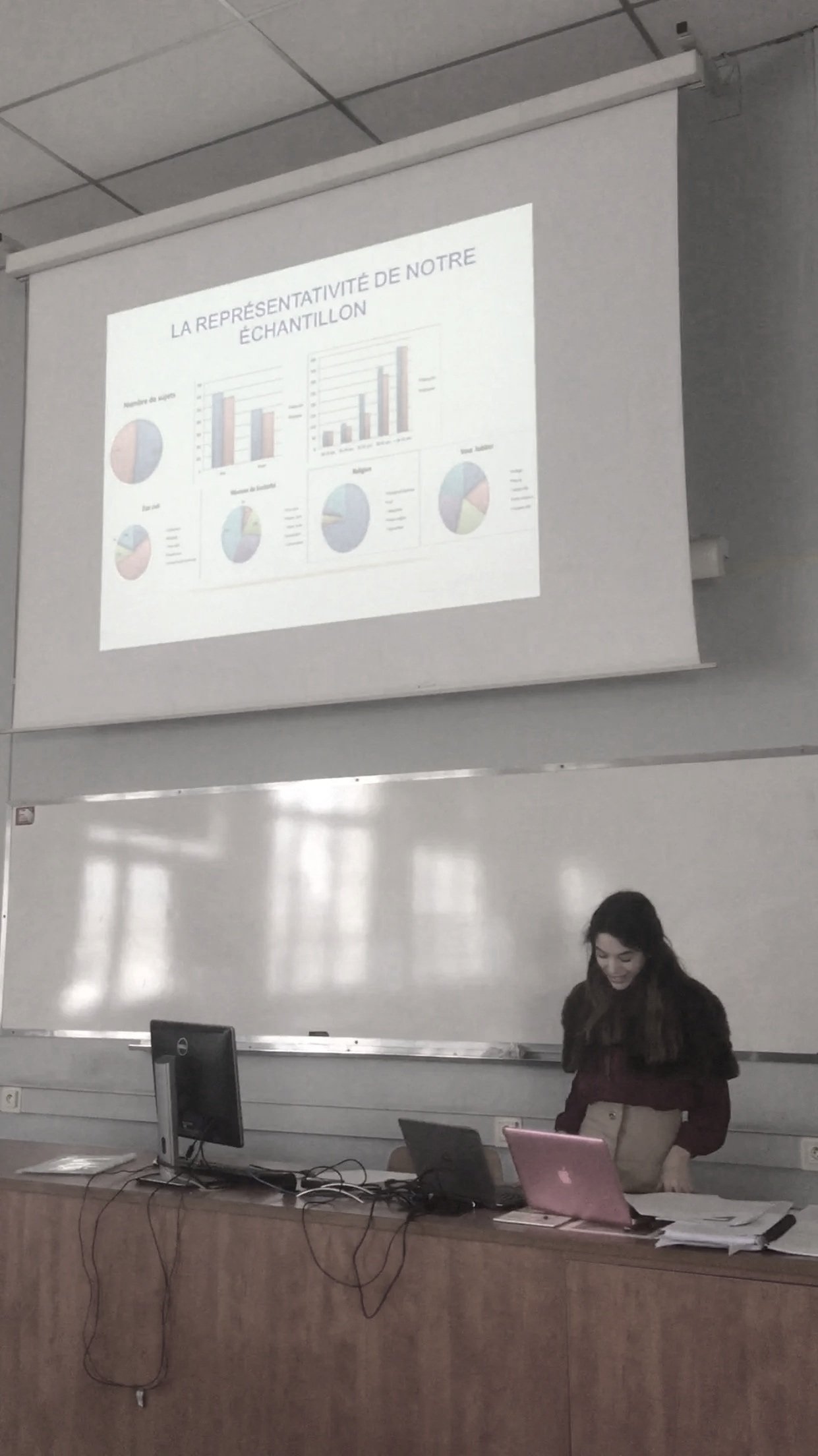 Psicóloga Sofia Almeida Barbosa na Universidade de Lyon