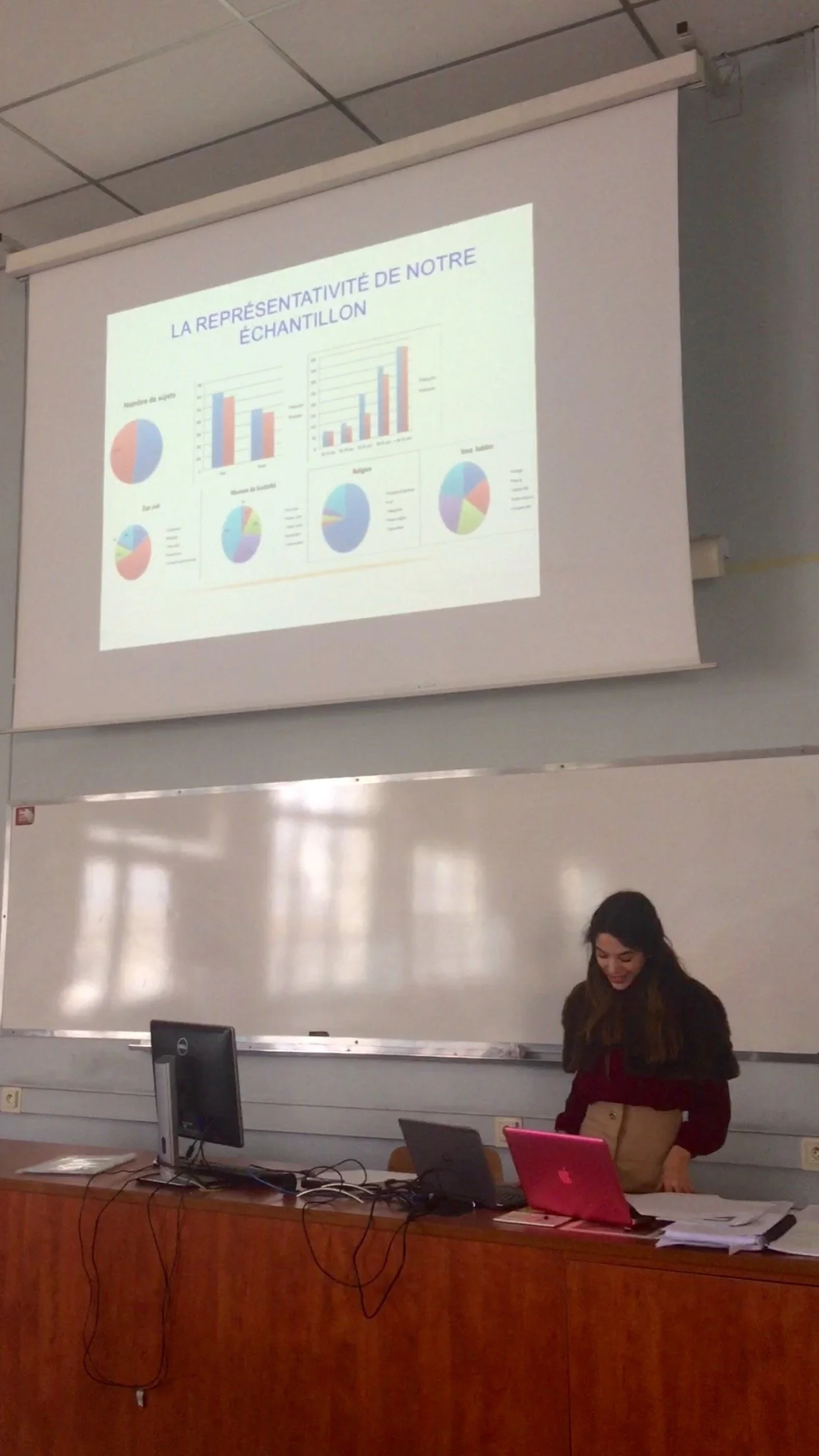 Psicóloga Sofia Almeida Barbosa na Universidade de Lyon