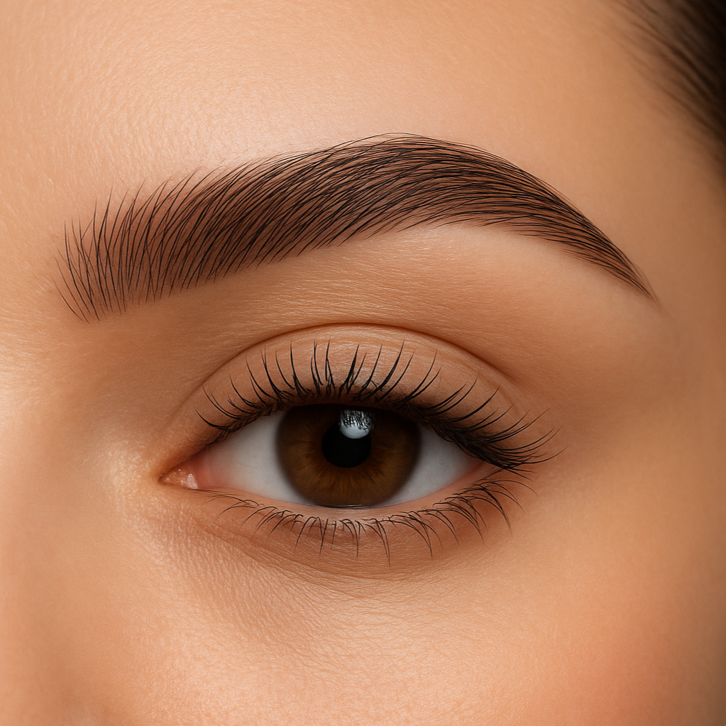 Eye brows tinting and styling
