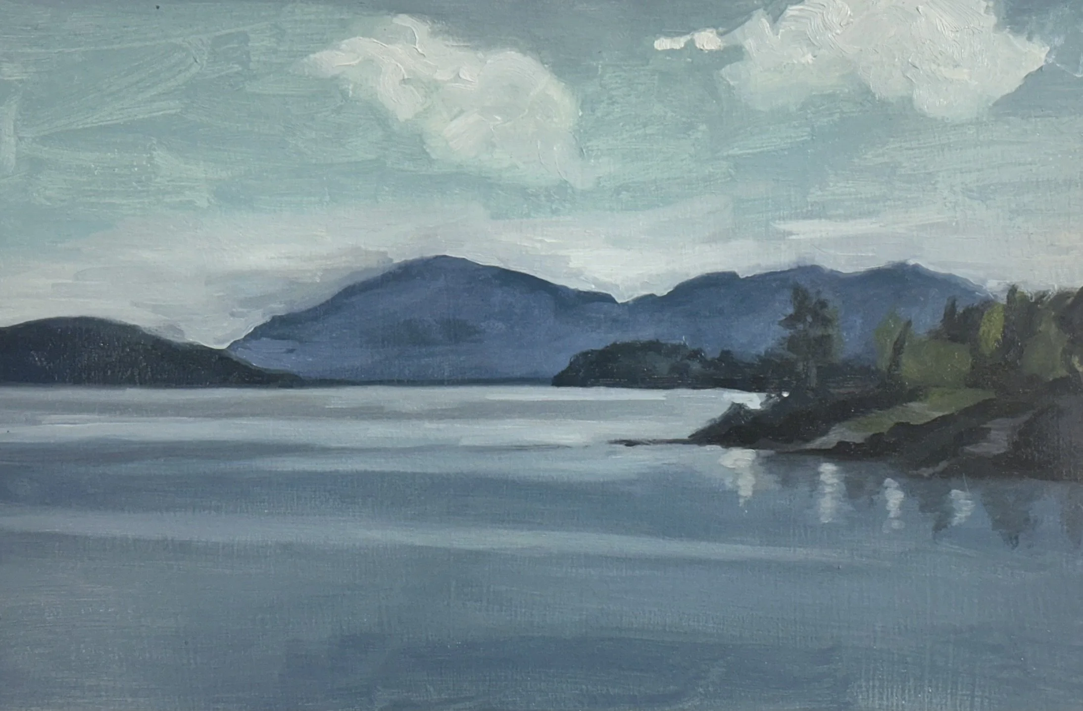 Teddy Bear Cove // 7"x10 1/2" // Oil on Paper // May 22nd, 2025