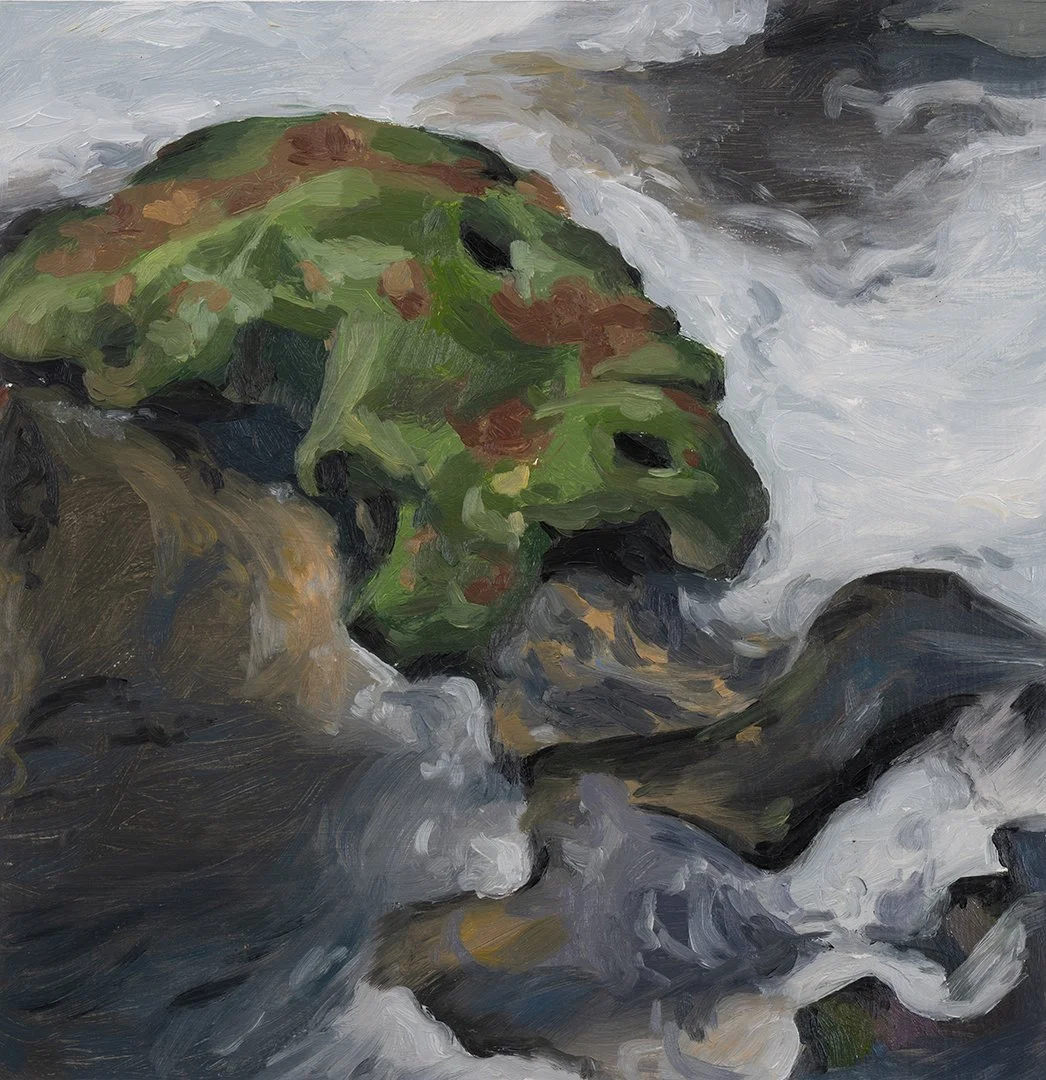 September 21st, Maritime Heritage Park // 10"x10" // Oil on Paper, Study // 2024