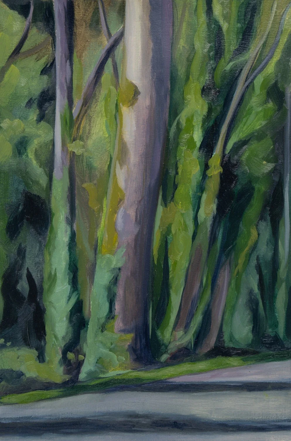 Studies for Painting 1/3, Squalicum way // 7"x10 1/2" // April 11th, 2025