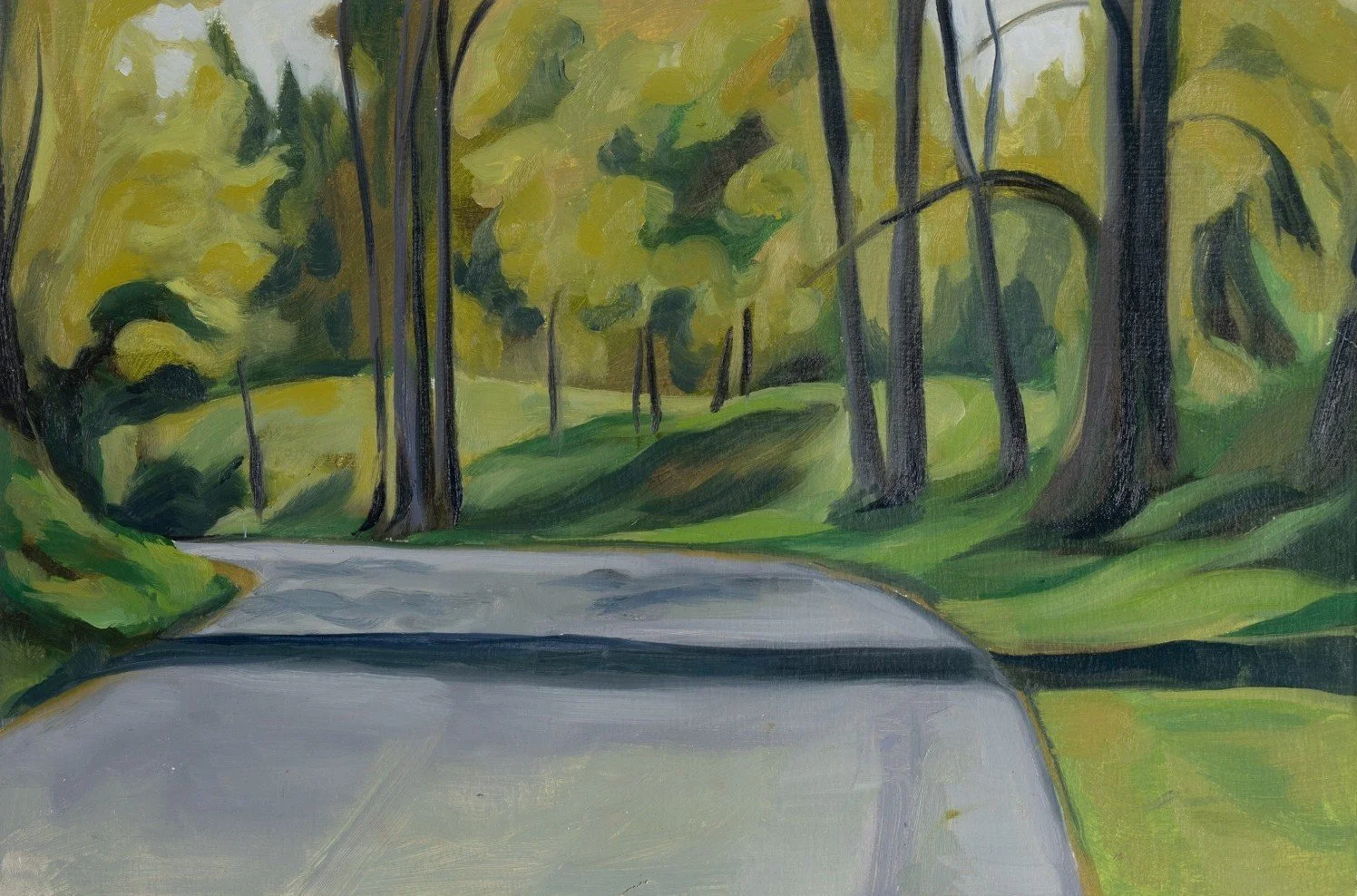 Studies for Painting 1/3, Squalicum way // 7"x10 1/2" // April 11th, 2025