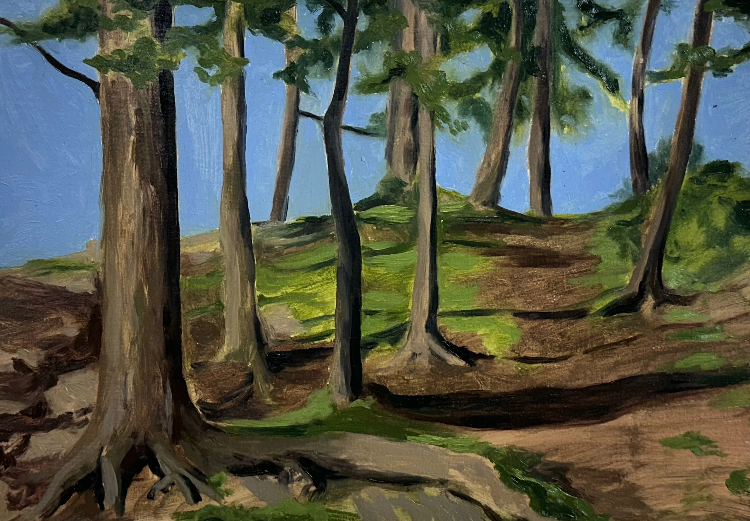 Clarks Point View // 7"x10 1/2" // Oil on Paper // January 15th, 2026