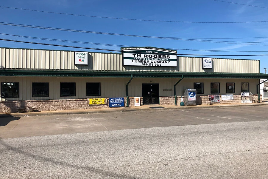 TH Rogers Lumber Company in Vinita, Oklahoma