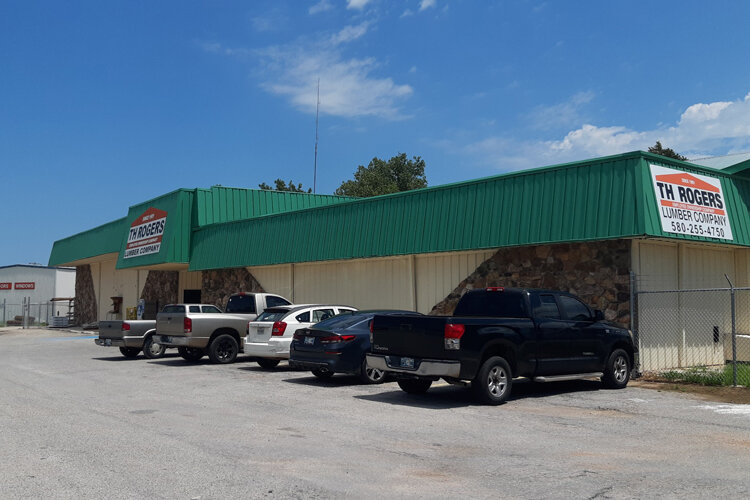 TH Rogers Lumber Company in Duncan, Oklahoma