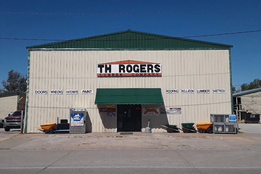 TH Rogers Lumber Company in Cherokee, Oklahoma