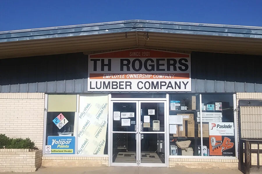 TH Rogers Lumber Company in Hugo, Oklahoma