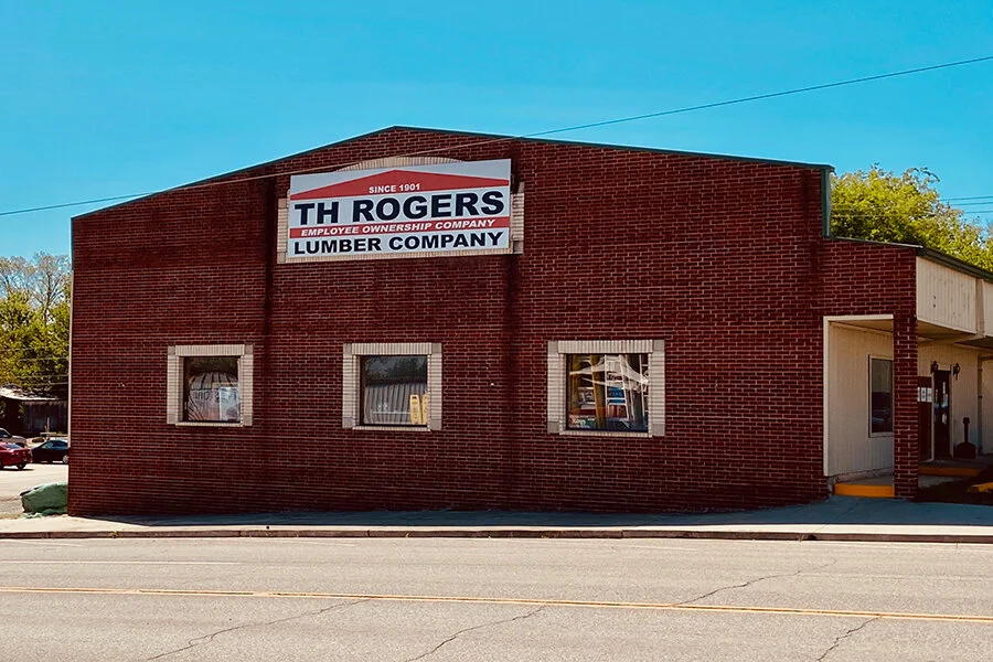 TH Rogers Lumber Company in Sulphur, Oklahoma