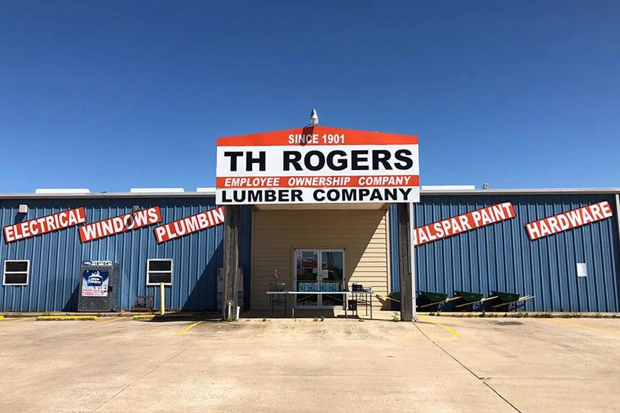 TH Rogers Lumber Company in Durant, Oklahoma