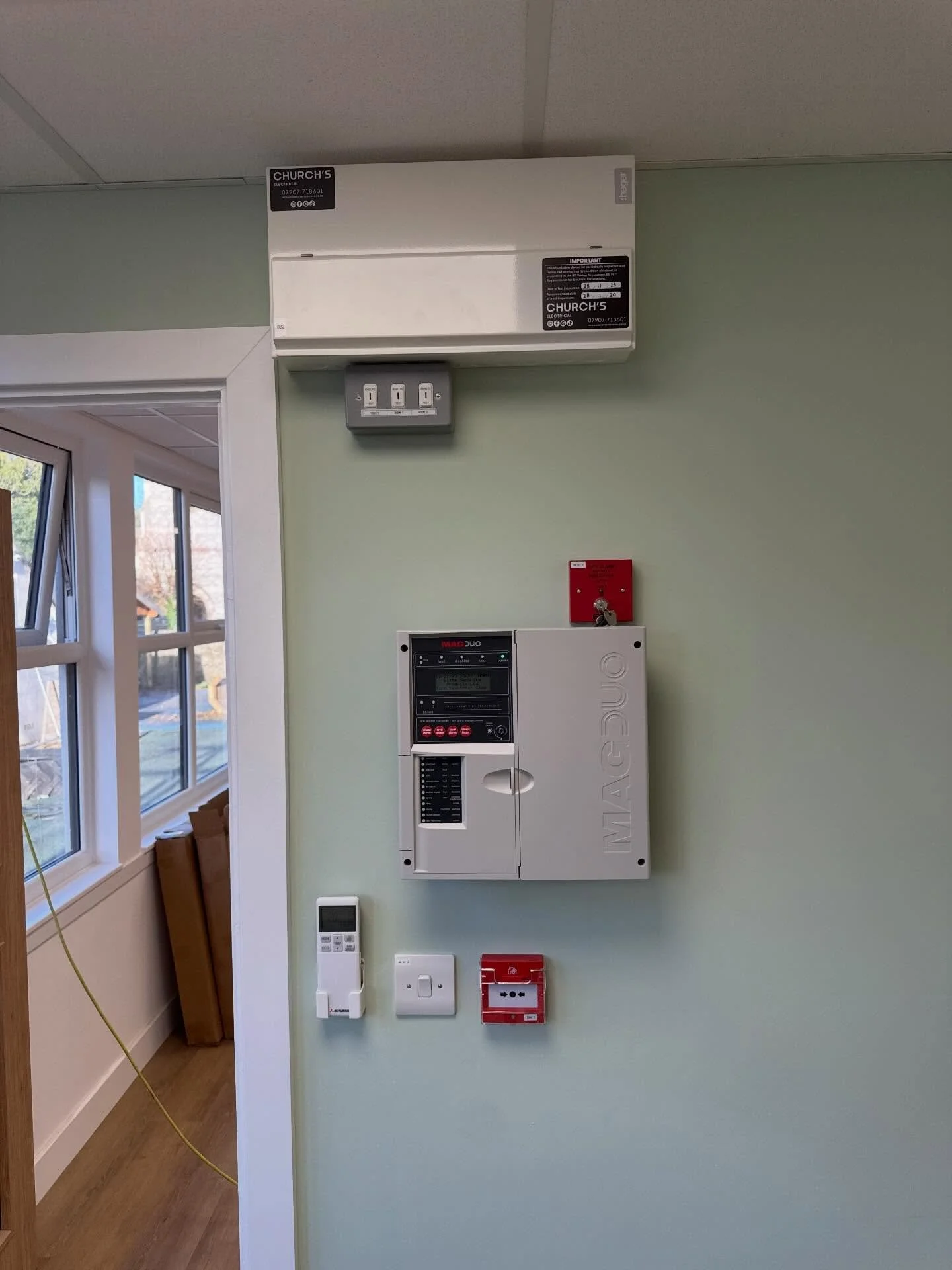 This was a brilliant project to tick off before the year end!

New lighting, power, CCTV, intercom, and fire alarm all installed and ready to go ✅

📞 07907 718601
📧 info@churchselectrical.co.uk
🖥️ www.churchselectrical.co.uk

#churchselectrical #e