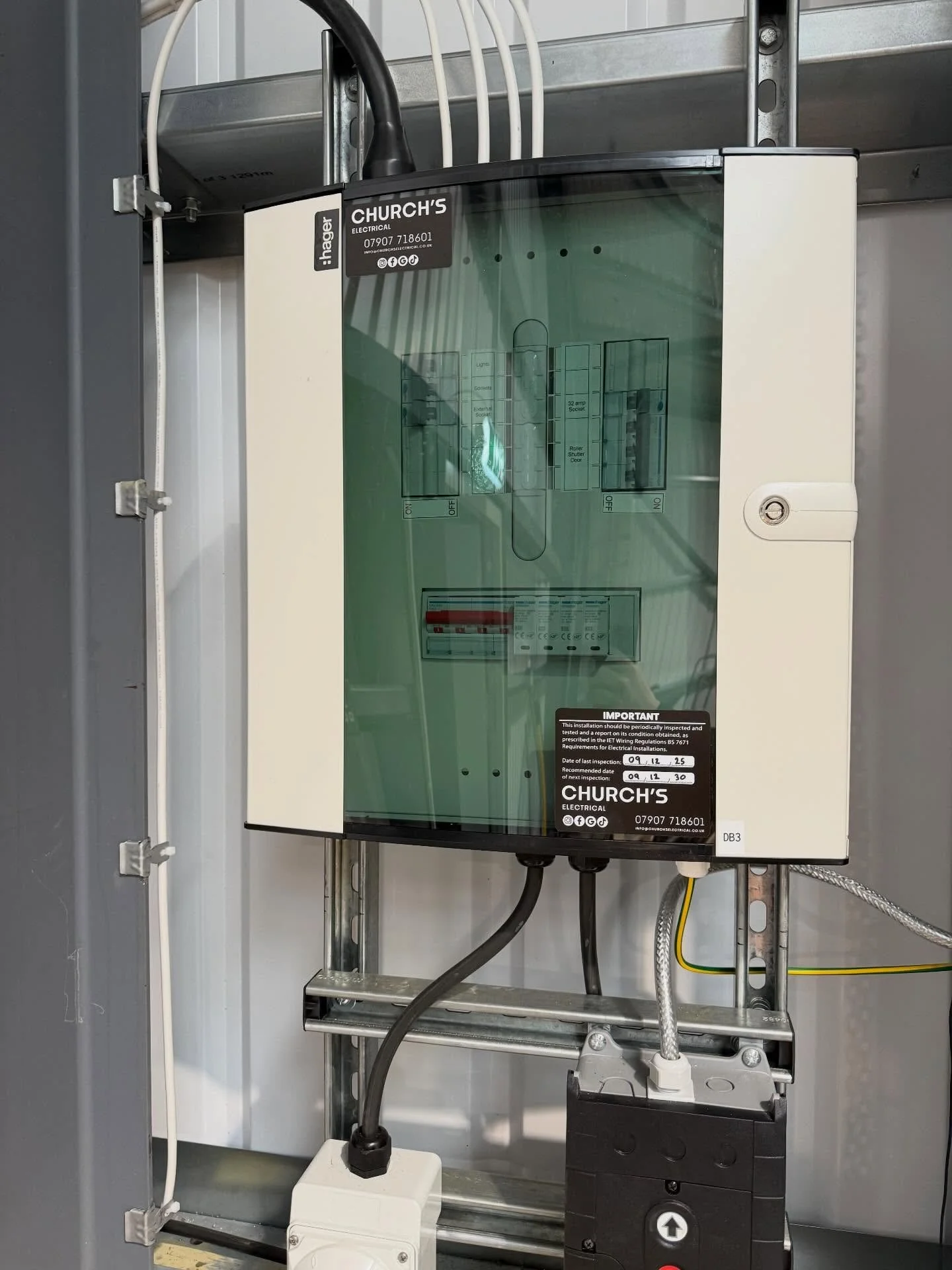 Plenty of jobs still to tick off before 2025 comes to a close!

Here is a small extension we recently completed, consisting of a new three phase supply, lighting and general power. 

📞 07907 718601
📧 info@churchselectrical.co.uk

#churchselectrical