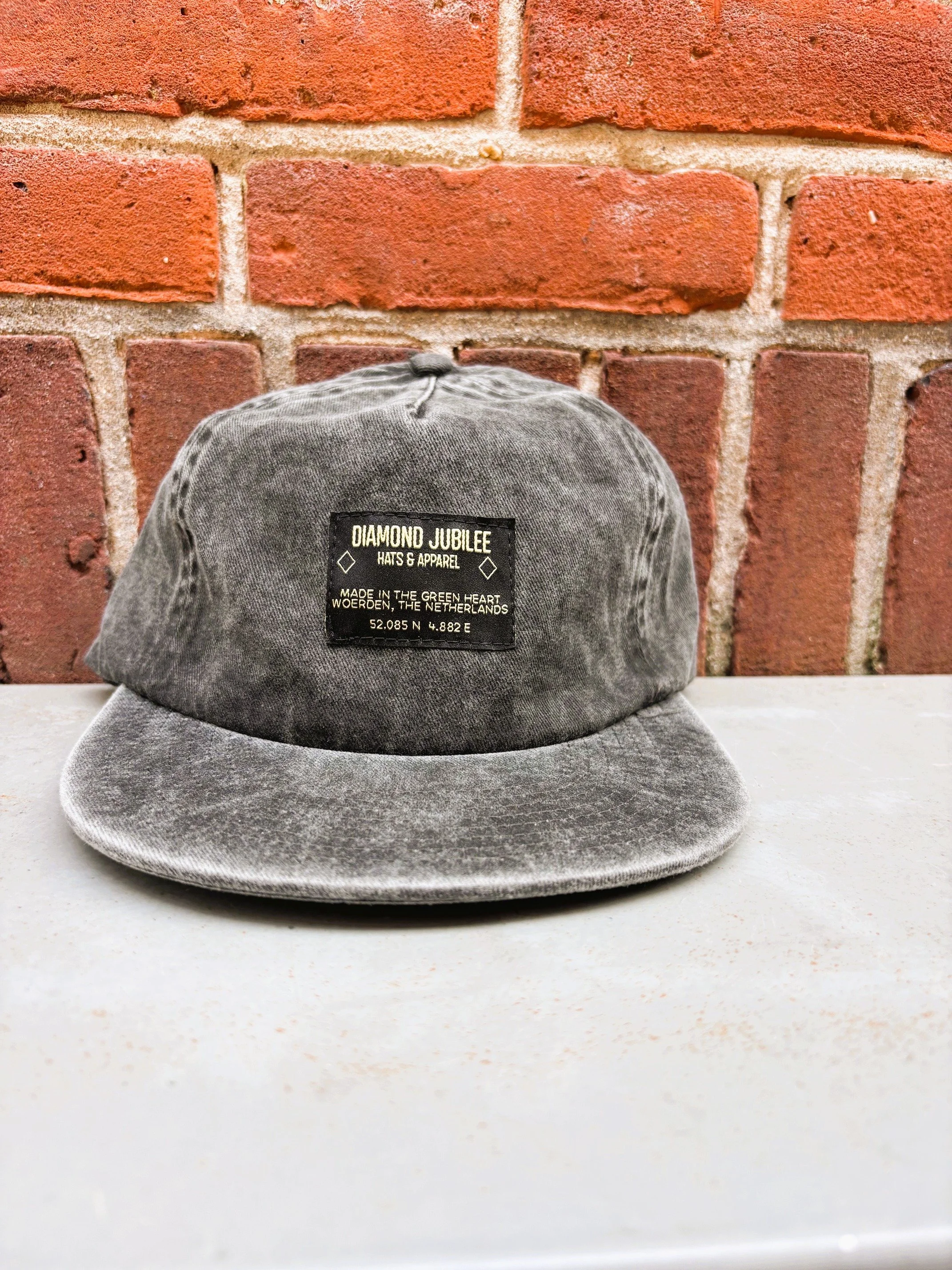 Vintage-washed Coordinates Hat