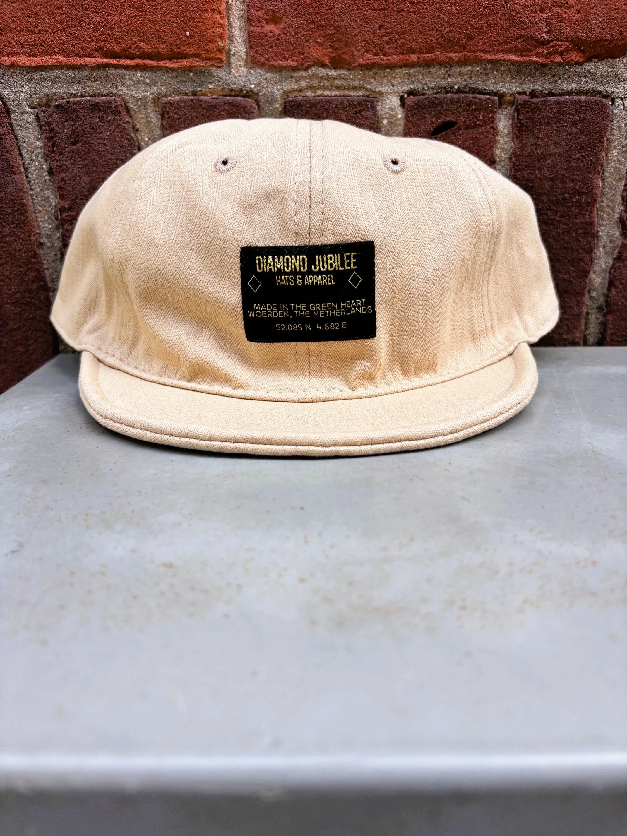 Short Brim Coordinates Cap (Cream/Wit)