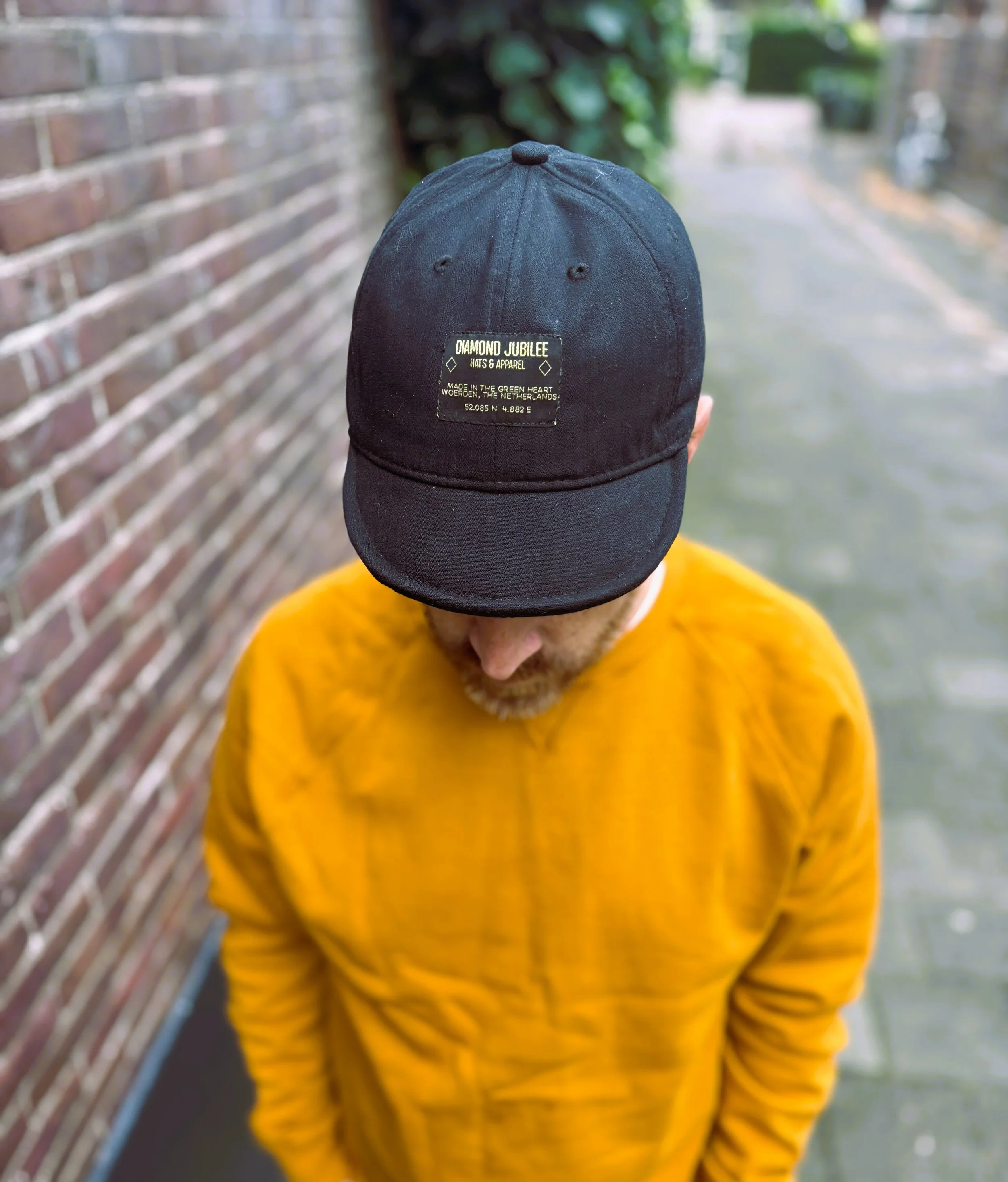 Black cycle cap on me front.jpg