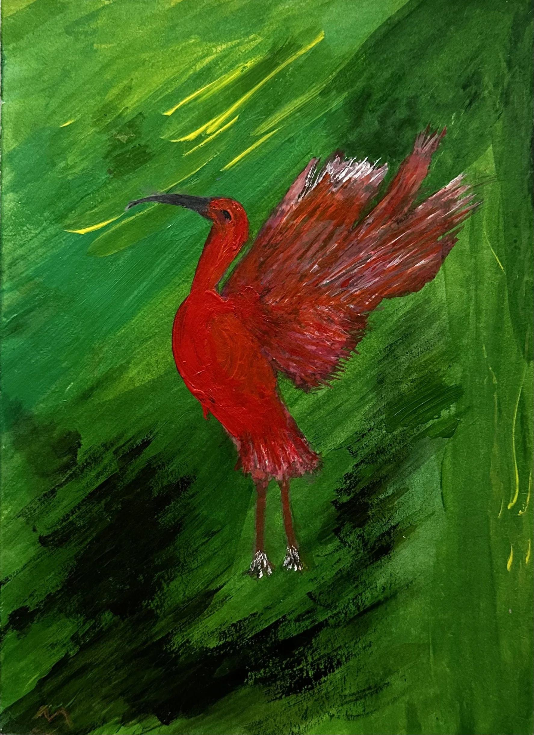 Scarlet in the Canopy