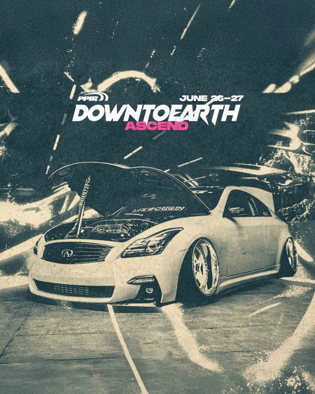 30 DAYS UNTIL ASCEND. Swipe for full schedule and event details. 

DOWNTOEARTH x PPIR presents ASCEND, a two-day motorsports festival featuring drifting, drag racing, hot-lapping, a car show with awards, music, entertainment, and a burnout competitio