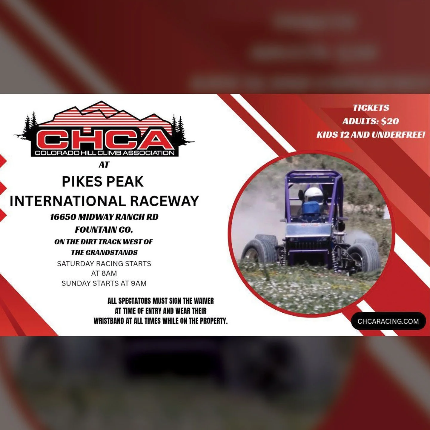 The Colorado Hill Climb Association is coming to PPIR this weekend, Aug 1-2! 🏁
Get signed up and come race!

https://bit.ly/4fp3FEx