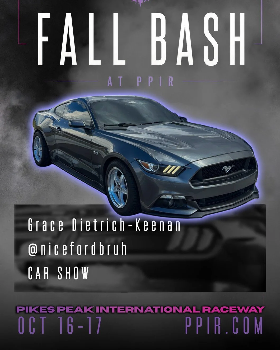 REGISTERED!
To get your Fall Bash Registered Driver flyer, email FallBash@ppir.com with a good image of your vehicle, your name, social handles, and the discipline you&rsquo;ll be participating in!

Give us 2-3 business days to receive your flyer. Th