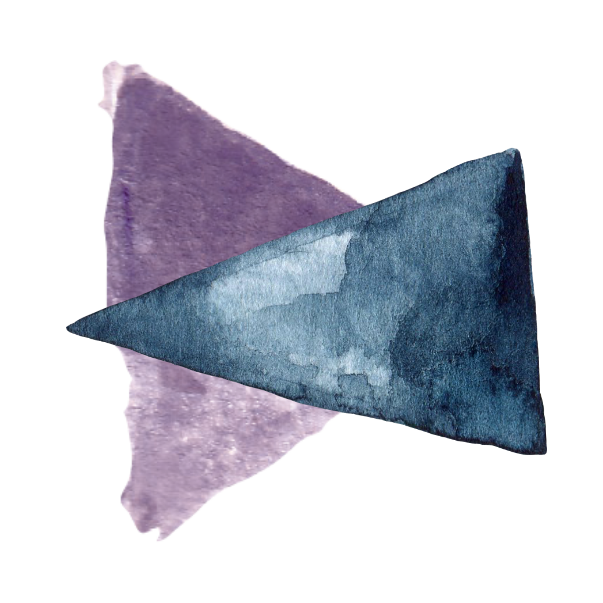 Watercolor triangles