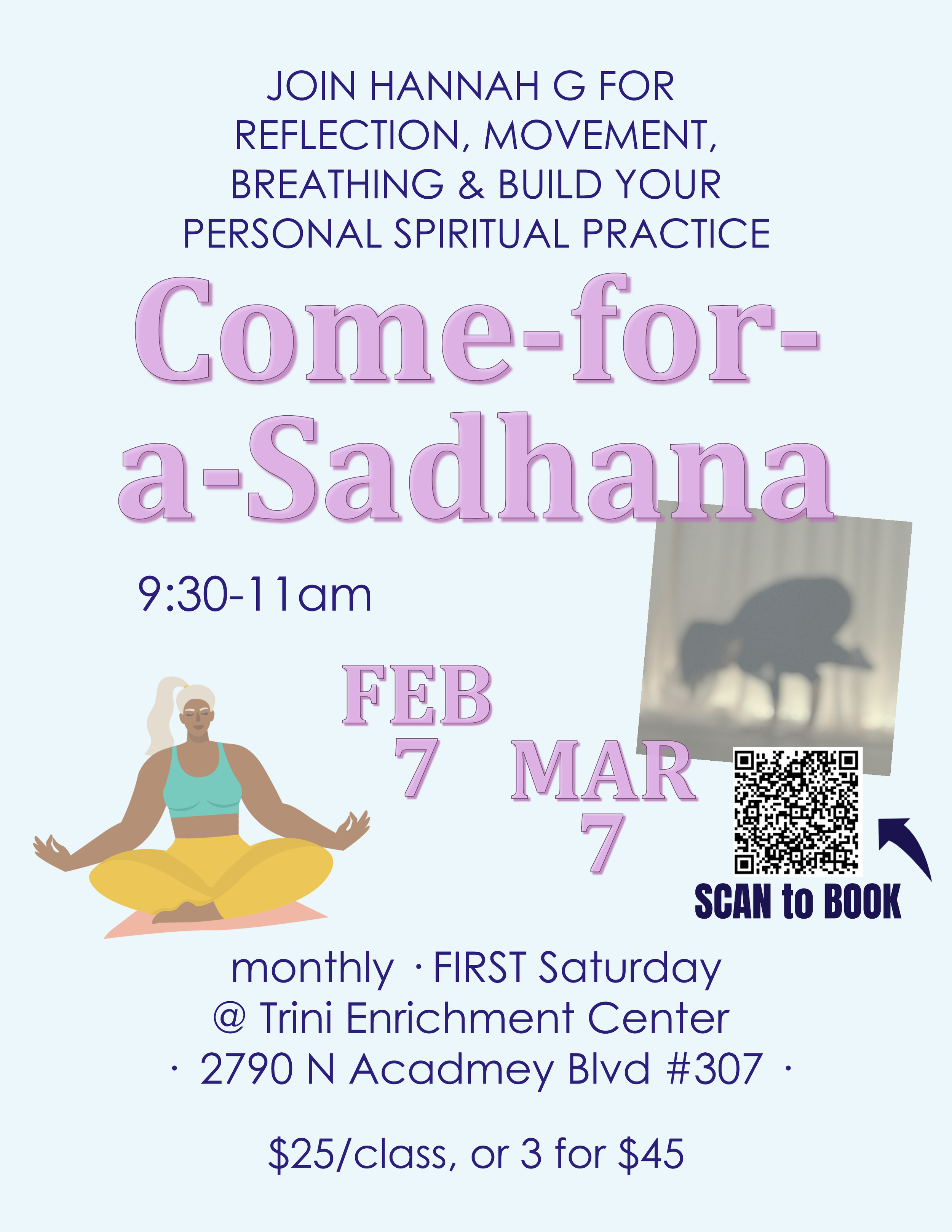 Come-for-a-Sadhana with Hannah G