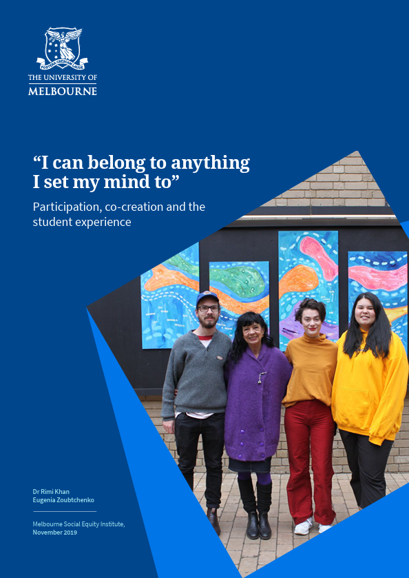“I Can Belong to Anything I Set My Mind To”:  Participation, co-creation and the student experience