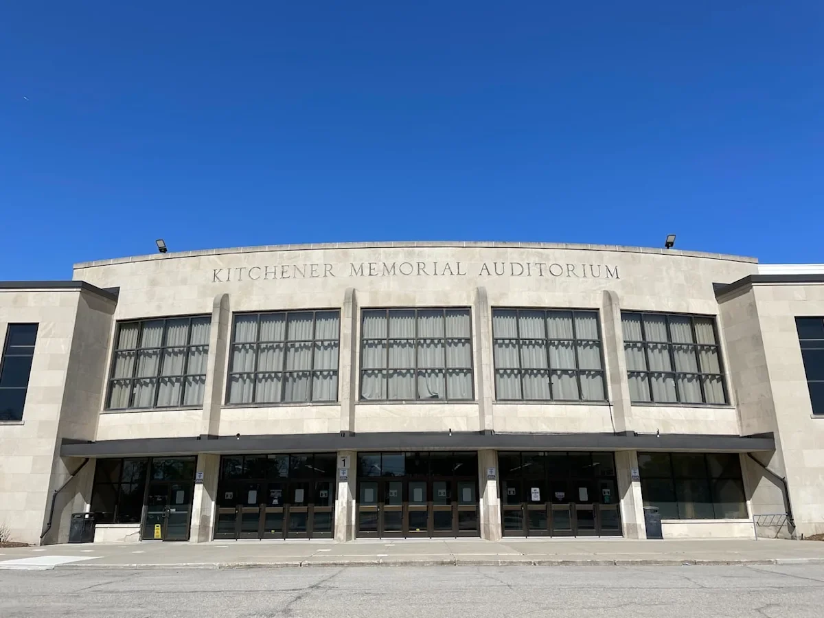 Kitchener Memorial Auditorium, Kitchener, Ontario, Canada.