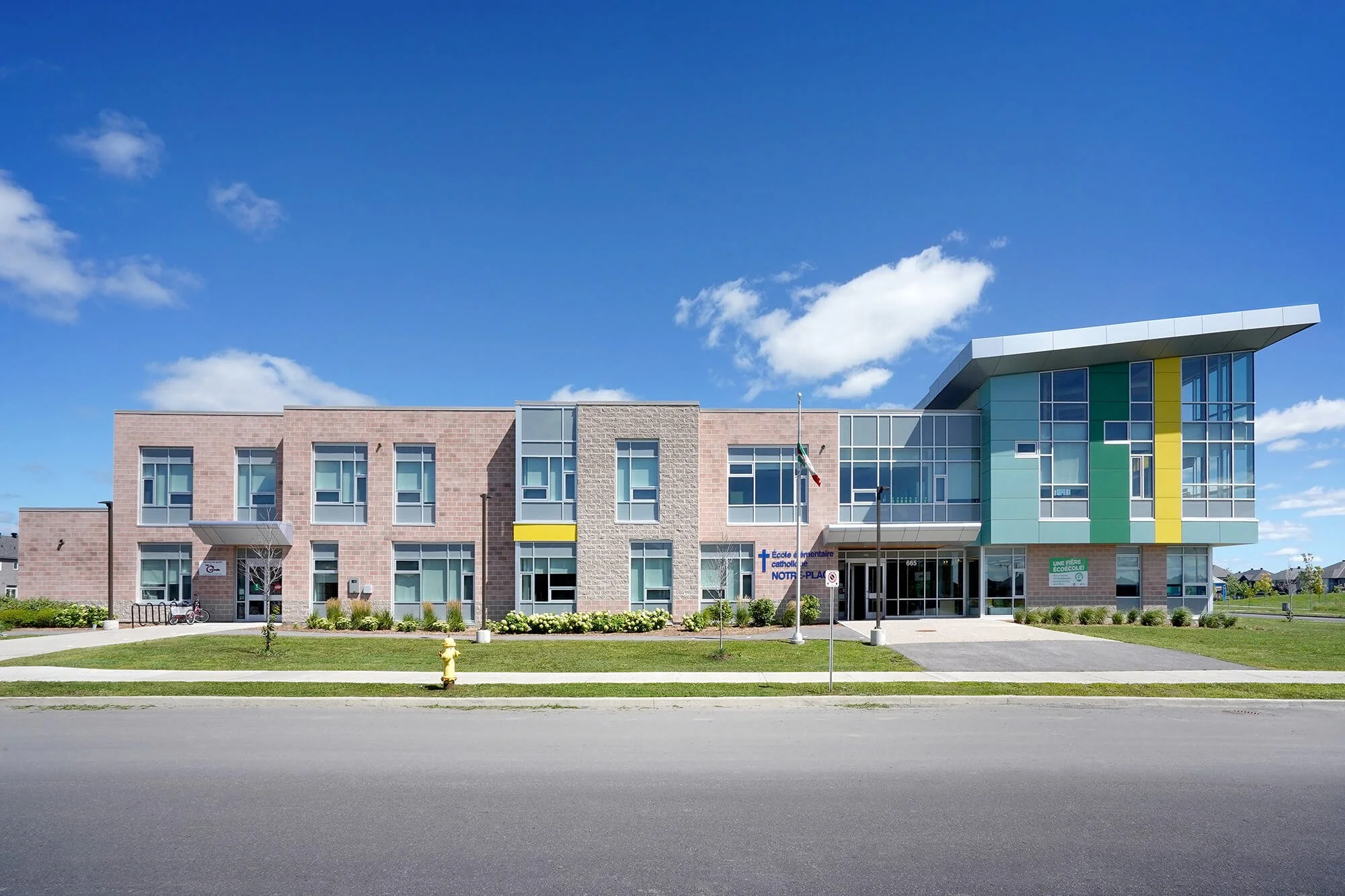 Notre-Place Catholic Elementary School, Orleans, Ontario, Canada.